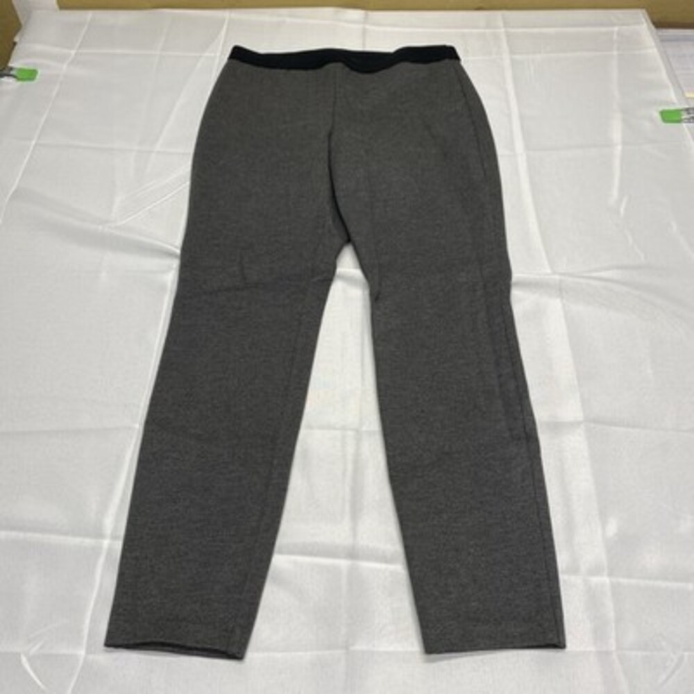 Talbots Soho Ankle Pant Size 8 Gray Pull-On Slim Leg
